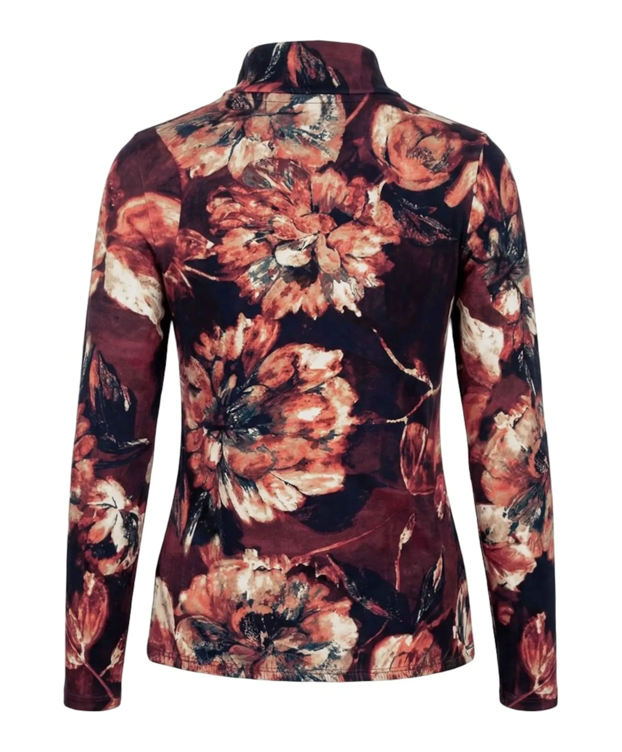 Dames longsleeve rood