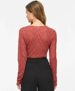 Dames longsleeve roze