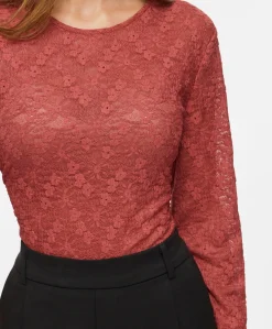 Dames longsleeve roze