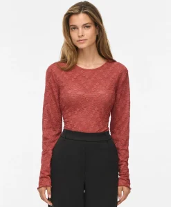 Dames longsleeve roze