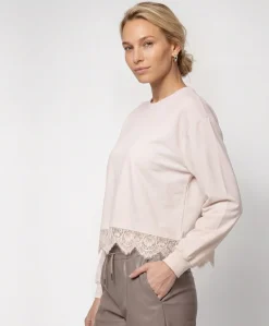 Dames longsleeve roze