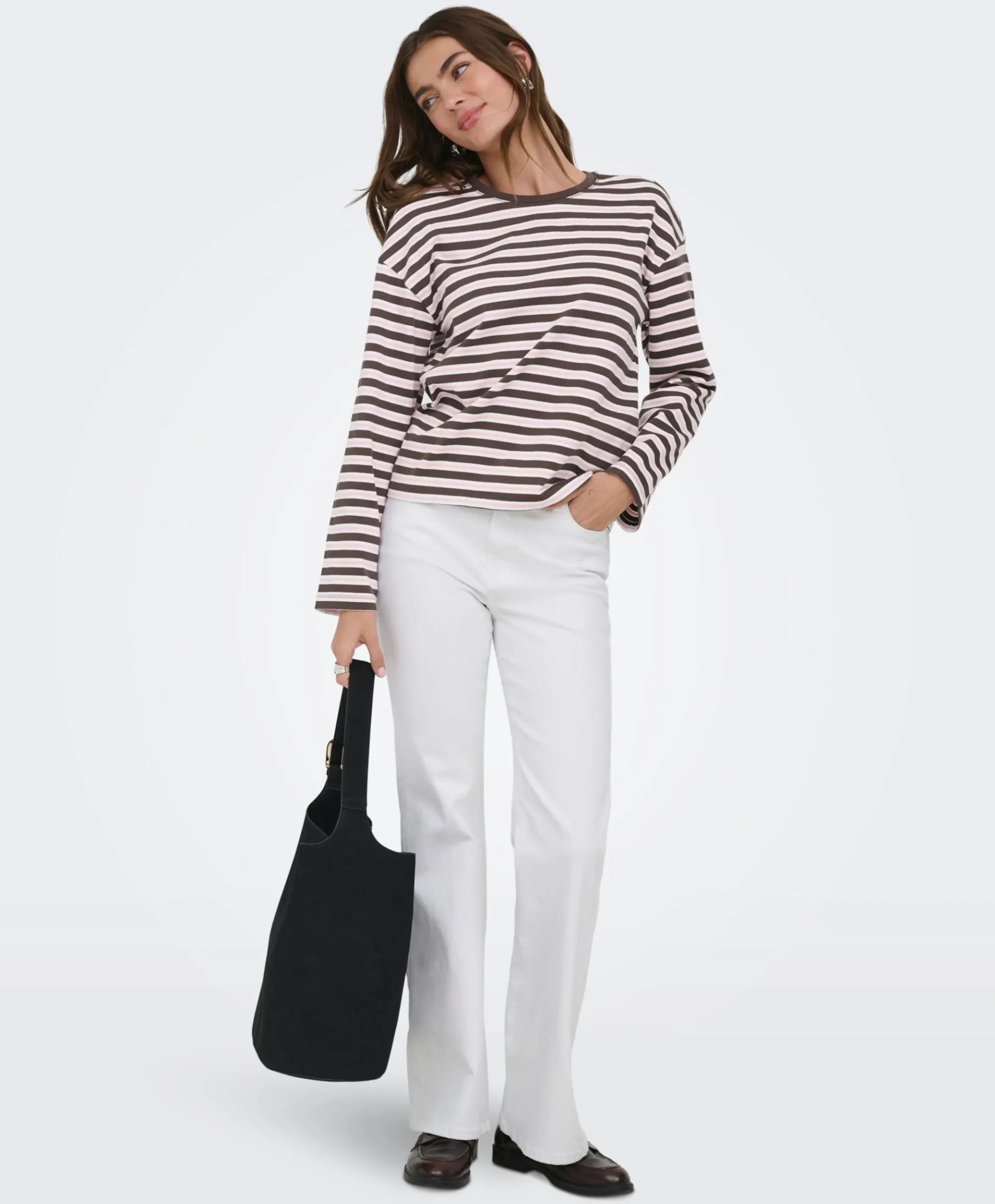Dames longsleeve roze