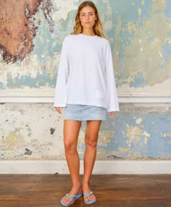 Dames longsleeve wit