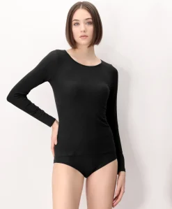 Dames longsleeve zwart