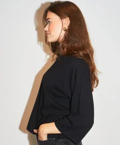 Dames longsleeve zwart