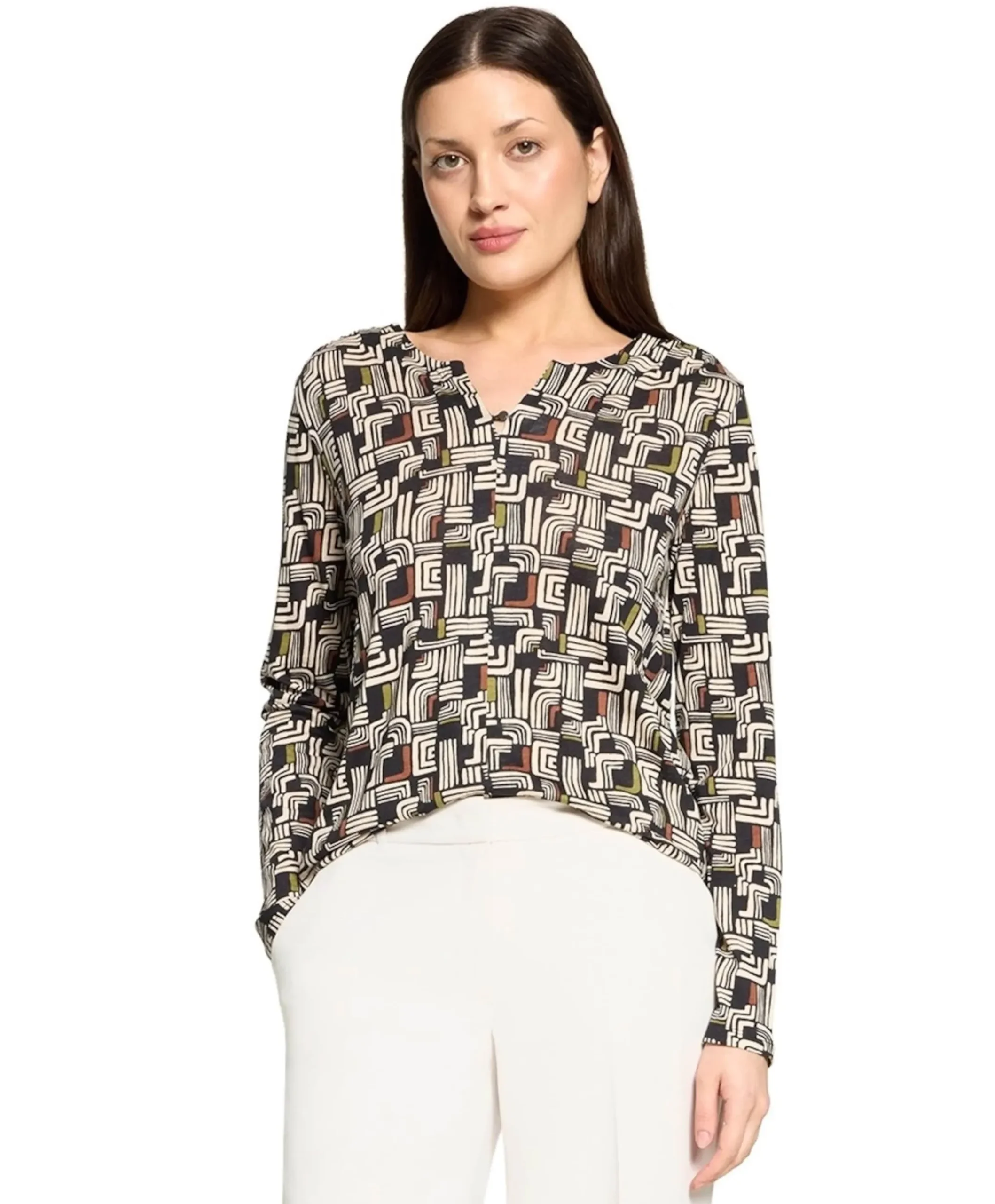 Dames longsleeve zwart