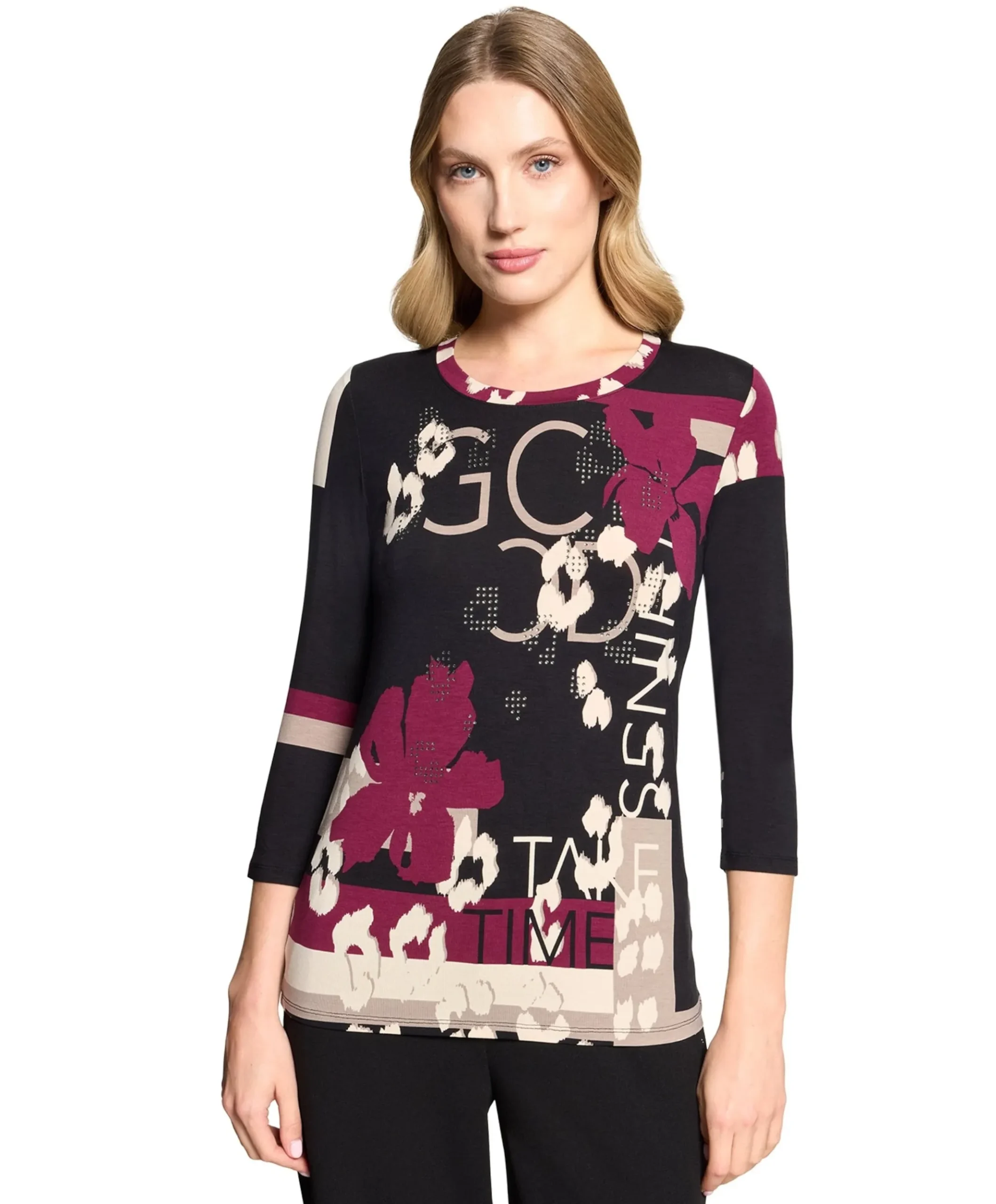Dames longsleeve zwart