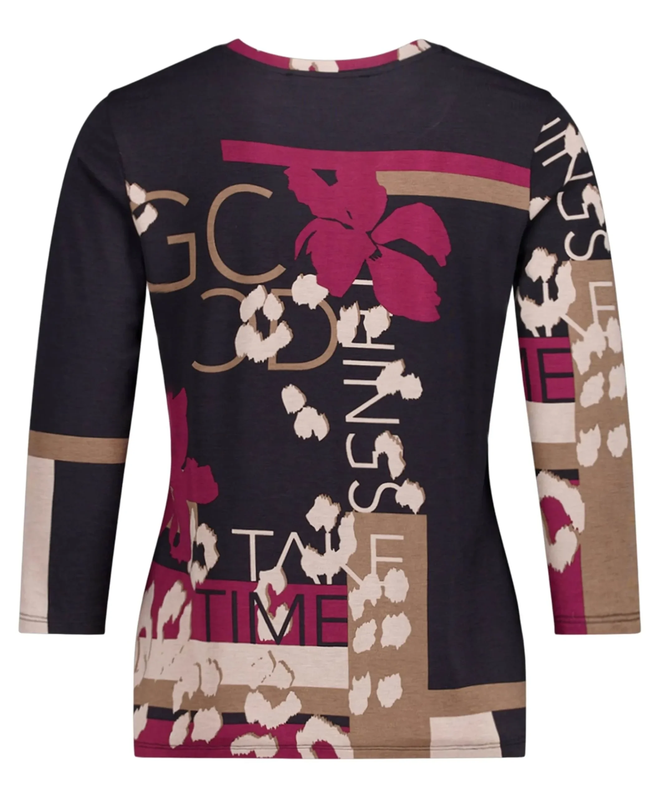 Dames longsleeve zwart