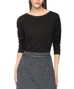 Dames longsleeve zwart