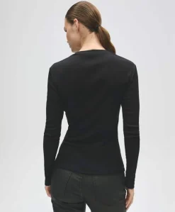 Dames longsleeve zwart