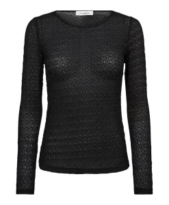 Dames longsleeve zwart