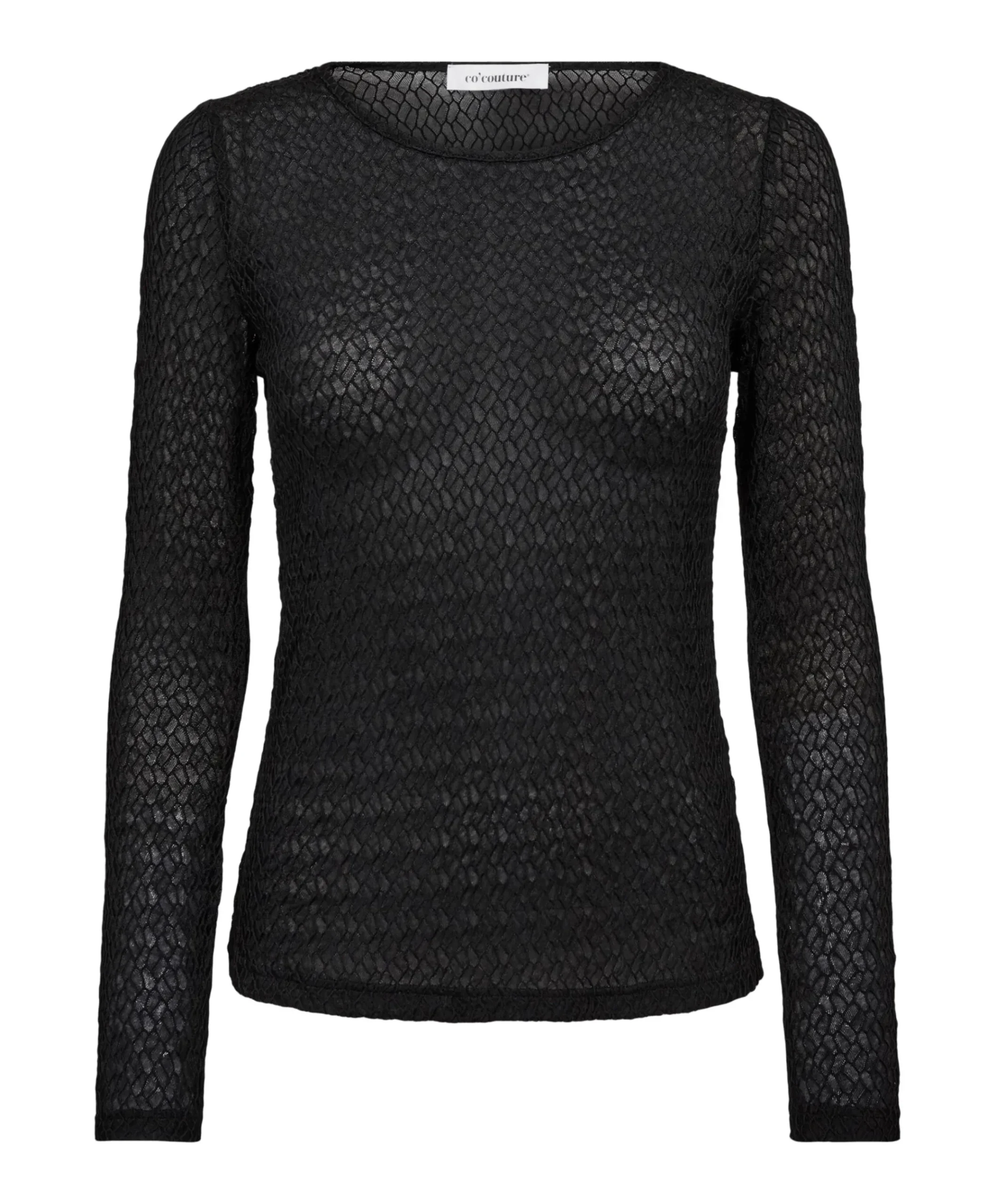 Dames longsleeve zwart