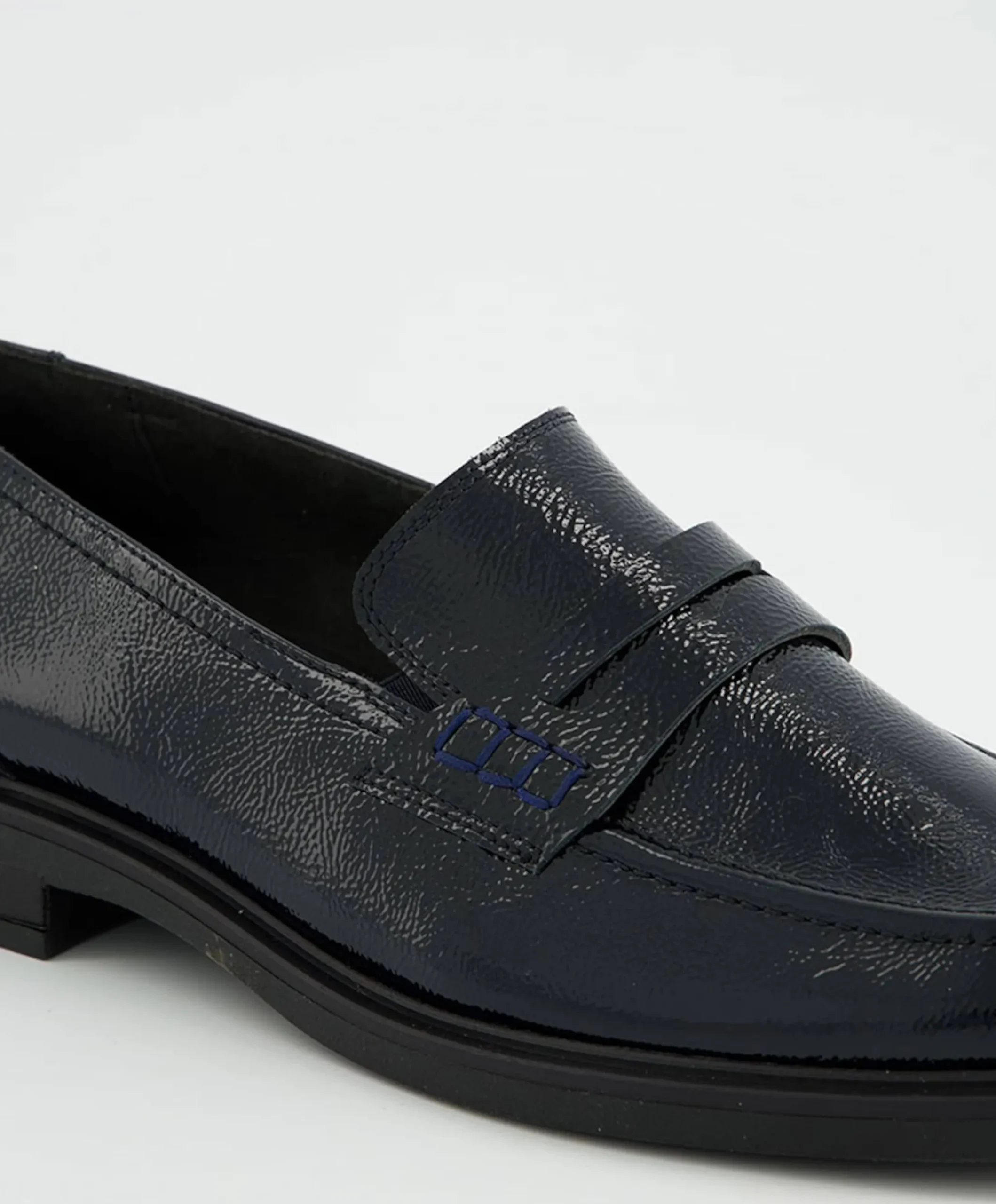 Dames mocassins blauw