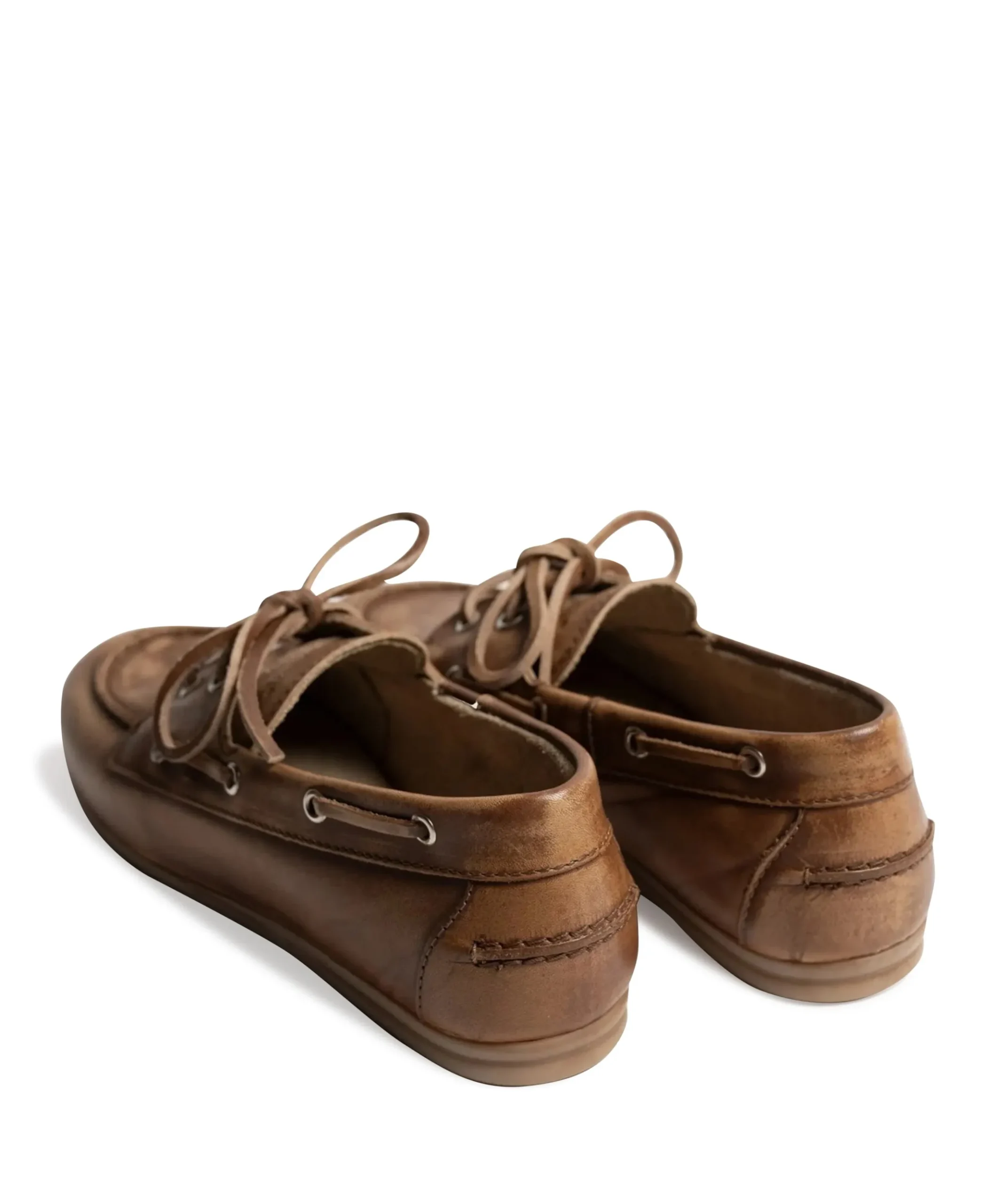 dames mocassins bruin