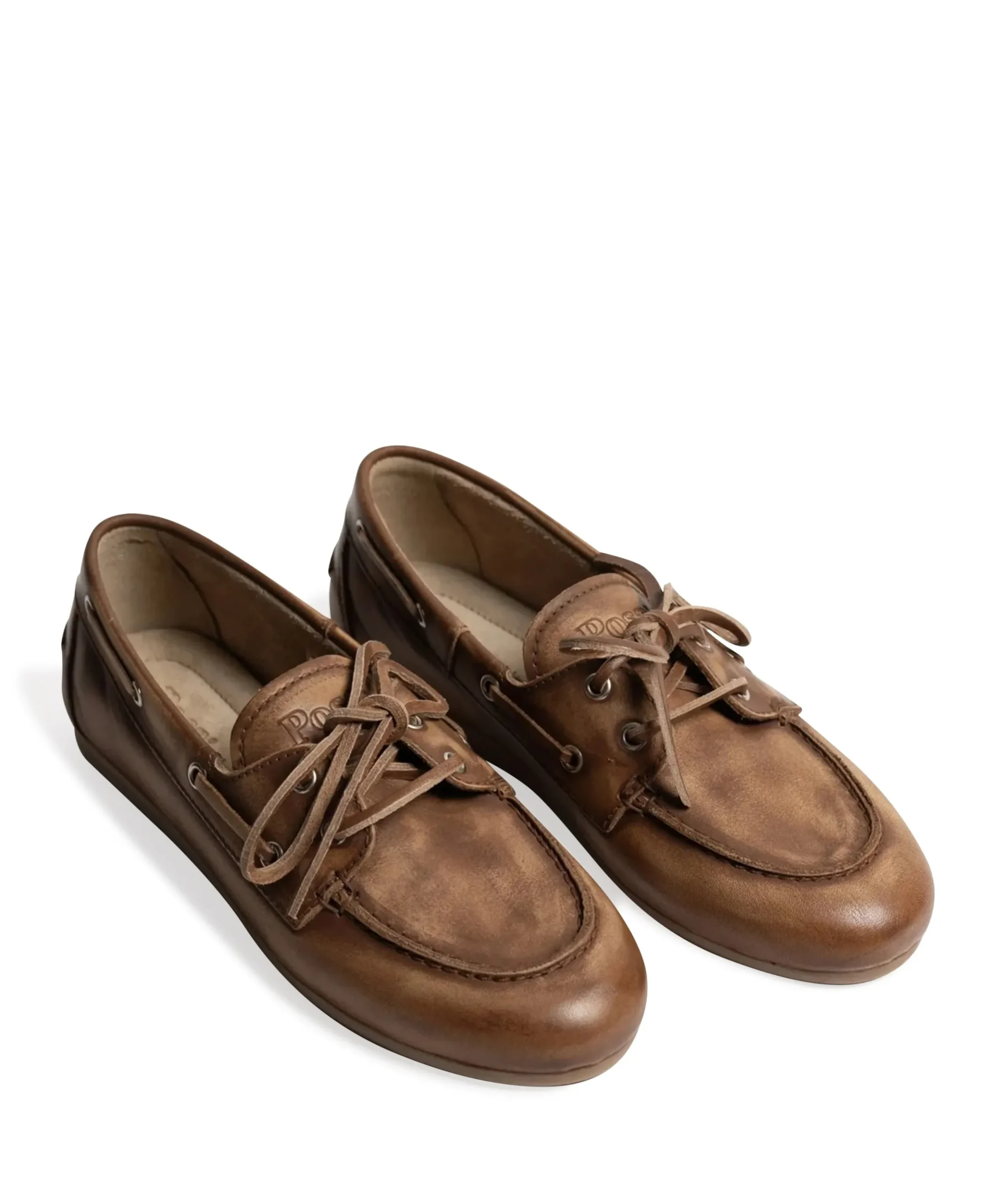 dames mocassins bruin
