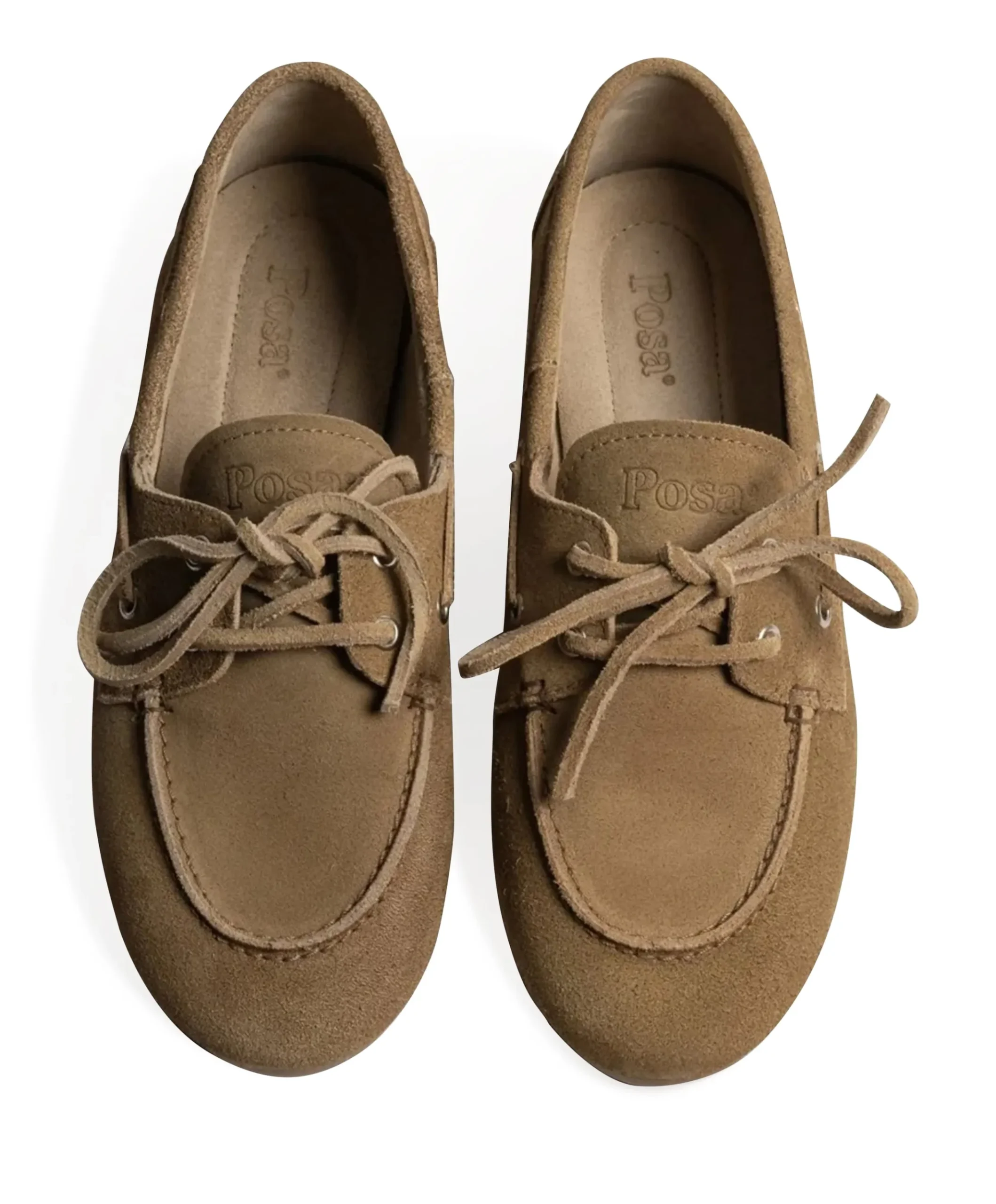 dames mocassins bruin