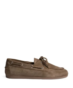 dames mocassins bruin