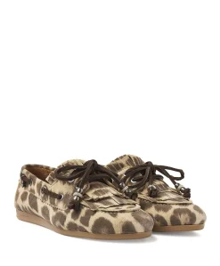 Dames mocassins June Loua bruin
