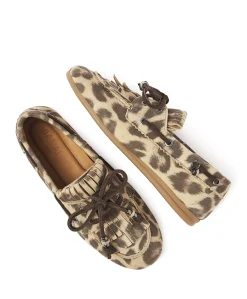 Dames mocassins June Loua bruin