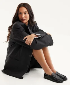 Dames mocassins Riley Mio (L) zwart