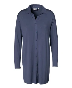 Dames nachthemd blauw