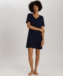 Dames nachthemd blauw