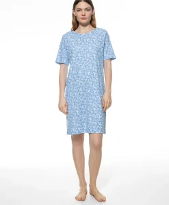 Dames nachthemd blauw