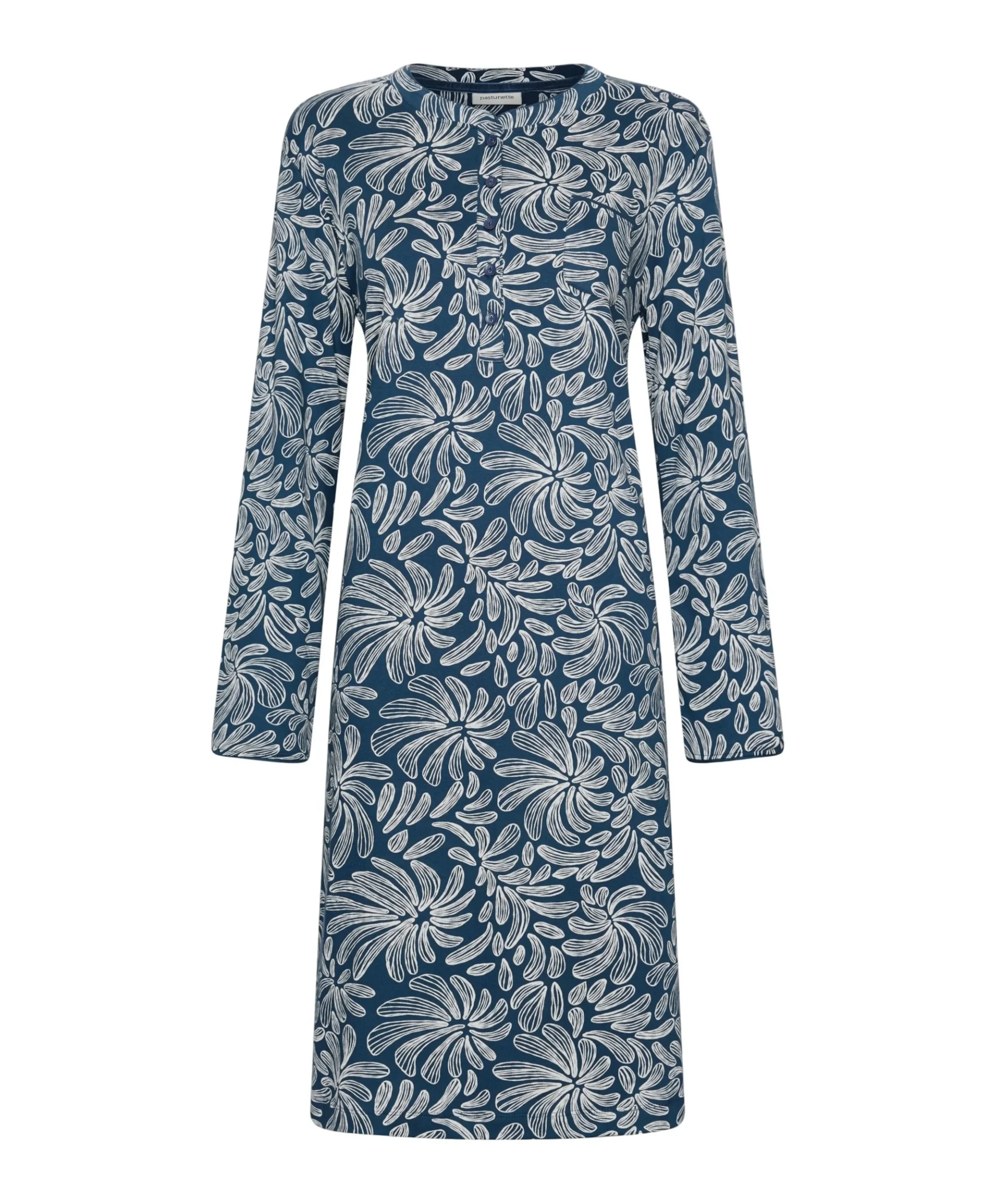 Dames nachthemd blauw