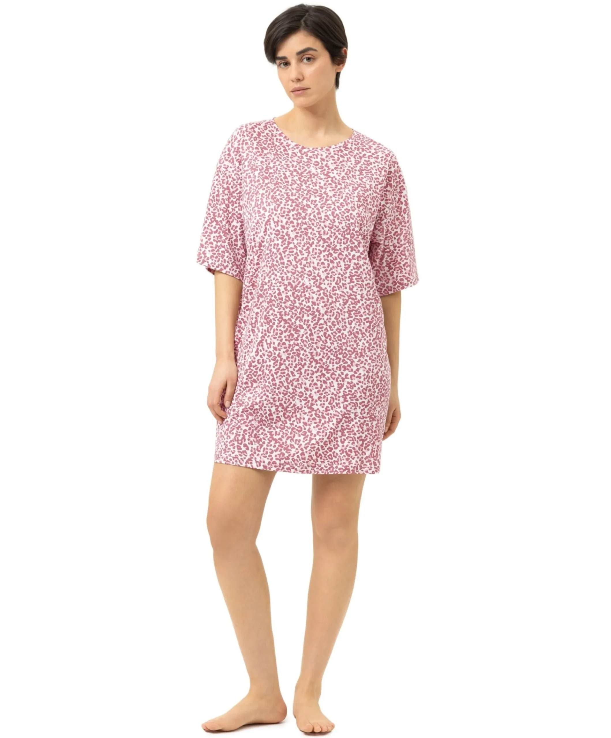 Dames nachthemd roze