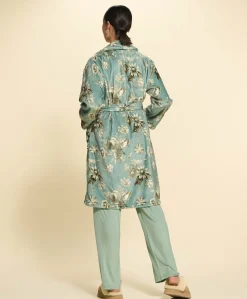 Dames ochtendjas groen