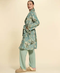 Dames ochtendjas groen