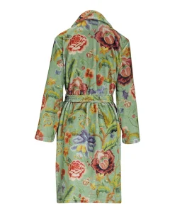Dames ochtendjas groen