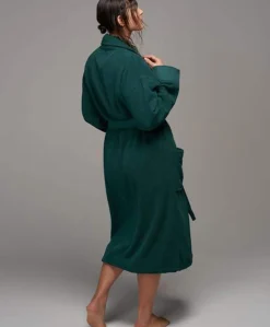Dames ochtendjas groen
