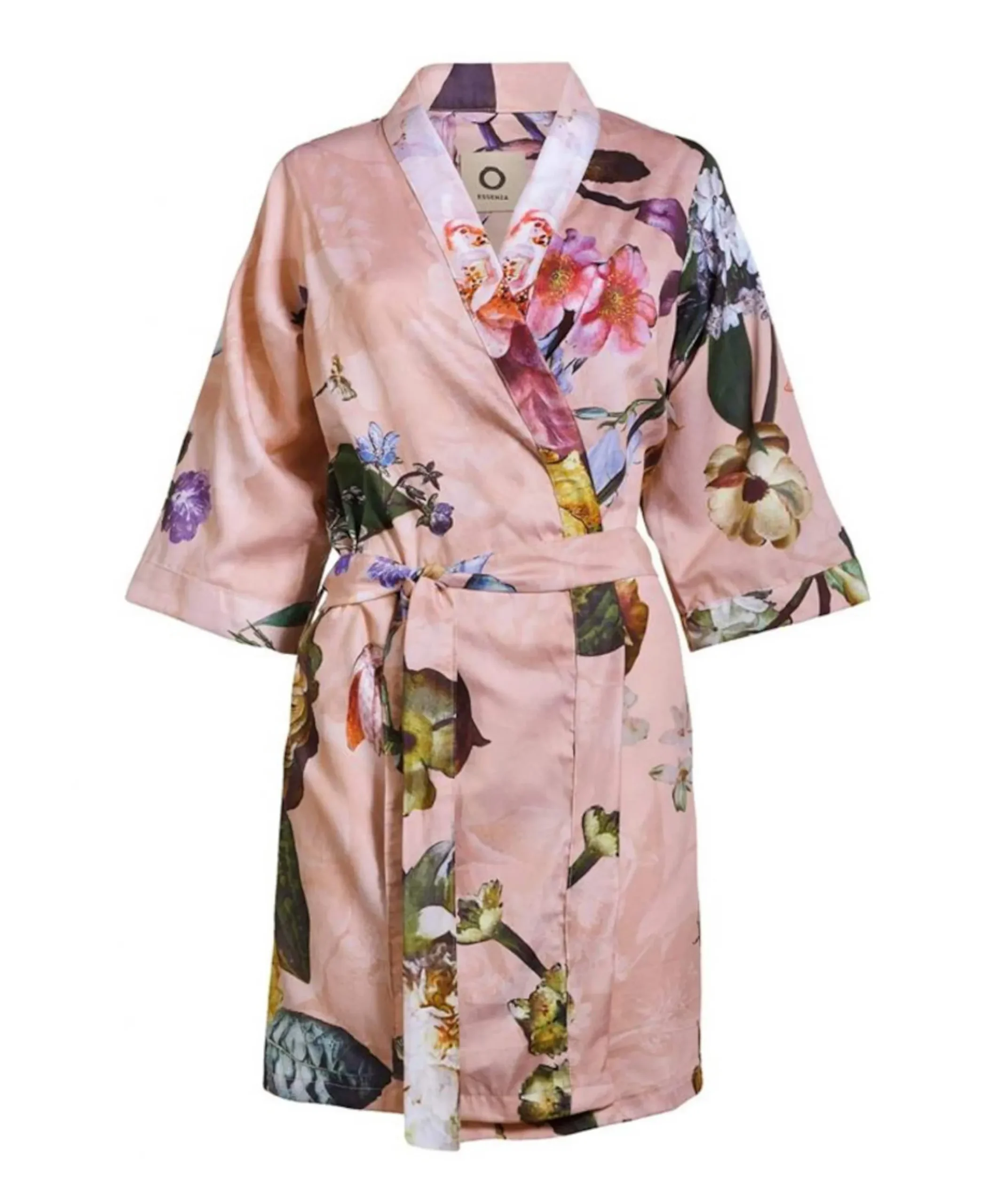 Dames ochtendjas roze