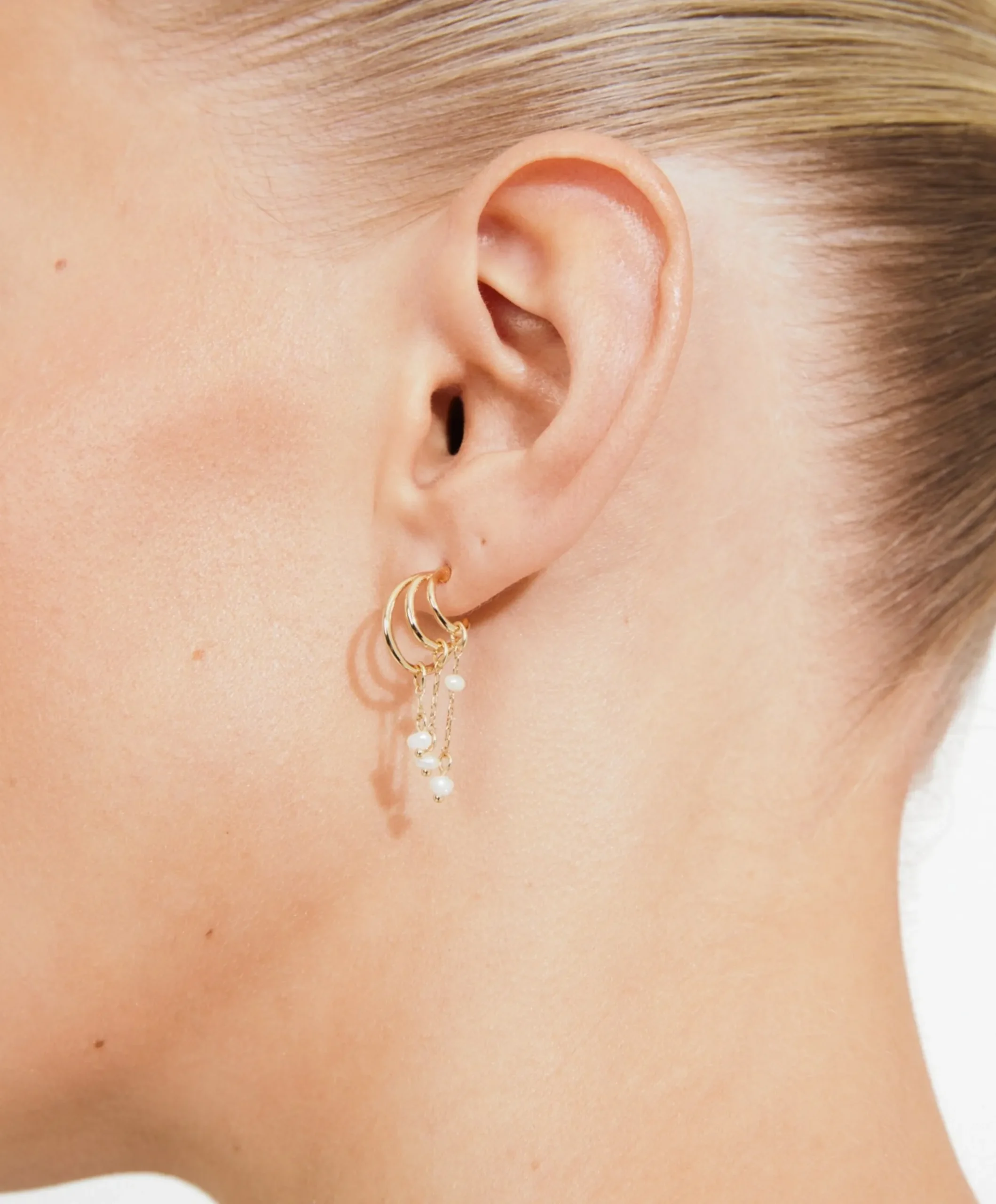 Dames oorbellen goud