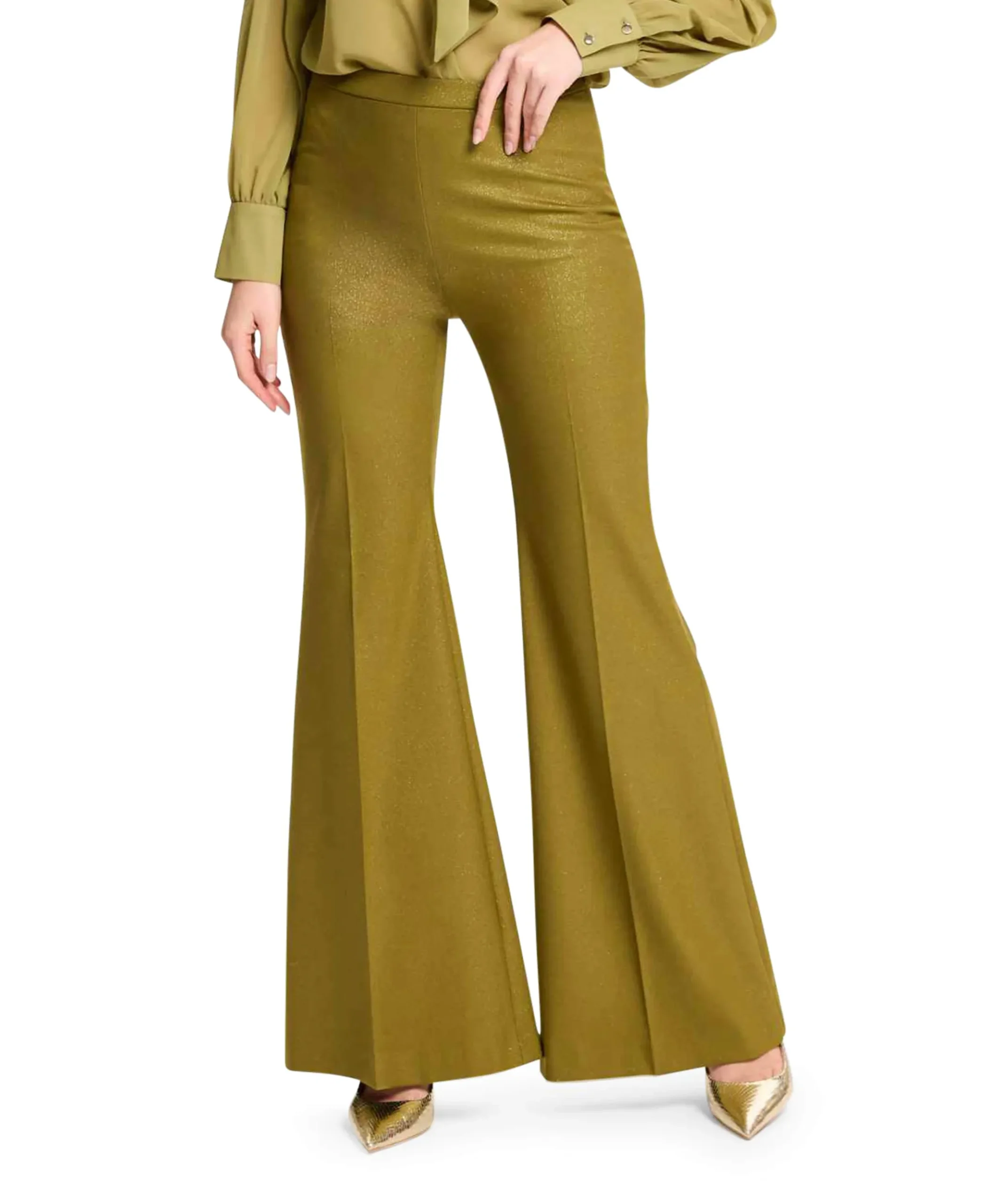 dames pantalon groen