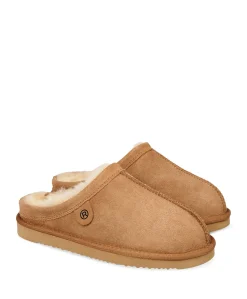 dames pantoffels bruin