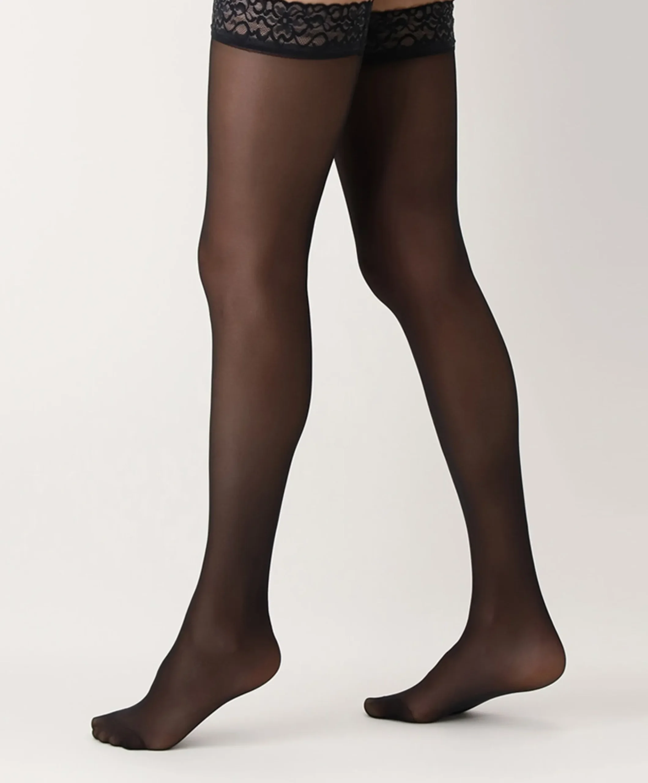 Dames panty Bas Chic Up 30 denier zwart