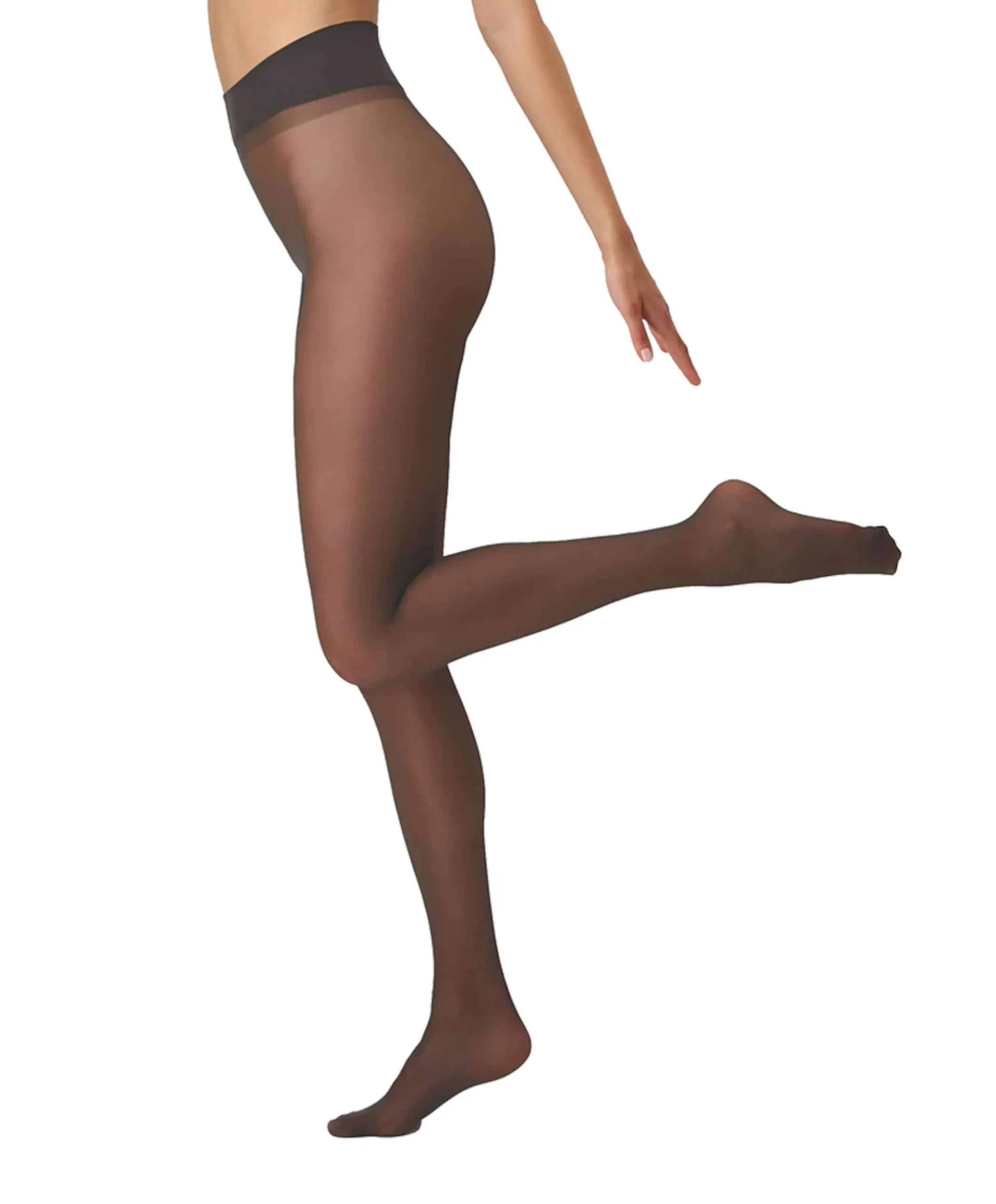 Dames panty Different 20 denier zwart