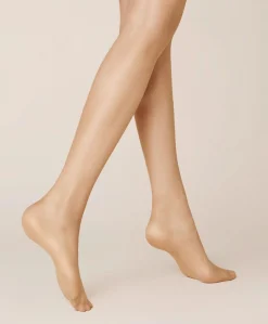 Dames panty Mystique 5 denier tan beige