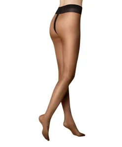 Dames panty Perfect Shine 15 denier zwart