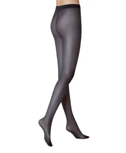 Dames panty Satin Look 20 denier blauw