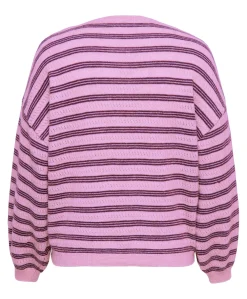 Dames plussize trui roze