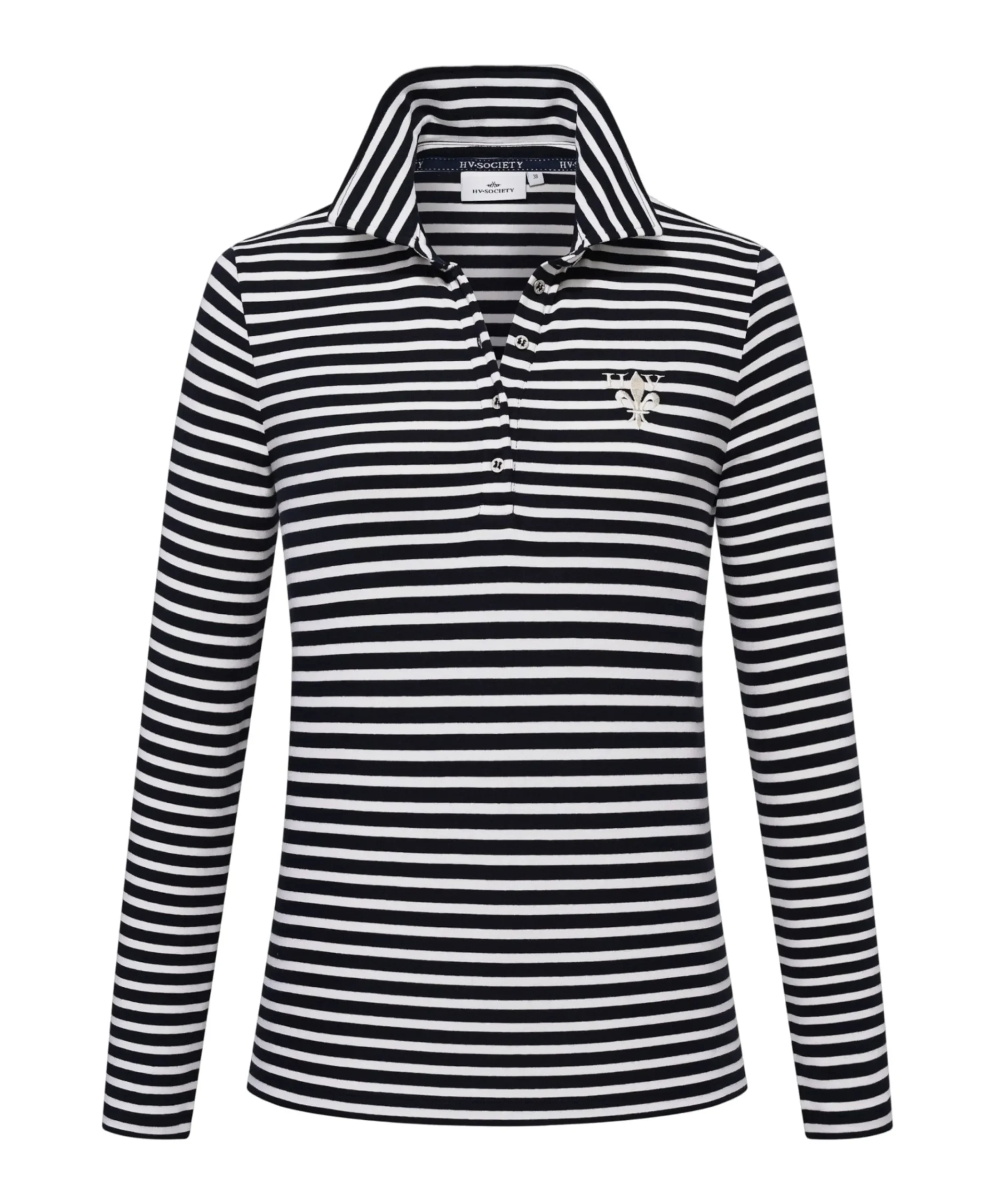 Dames polo blauw
