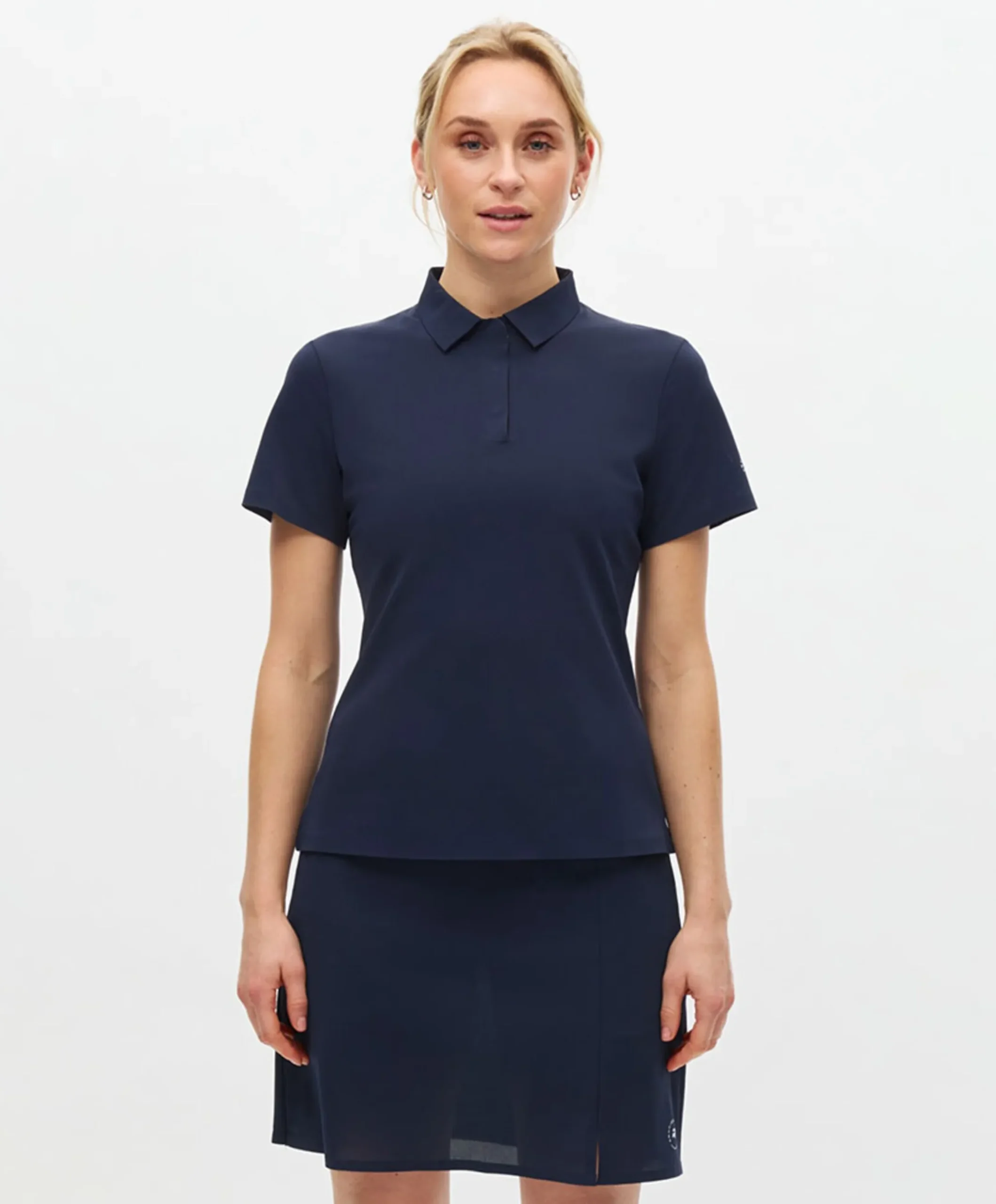 Dames polo blauw