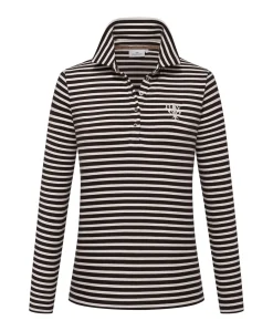 Dames polo bruin