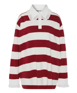 Dames polo rood