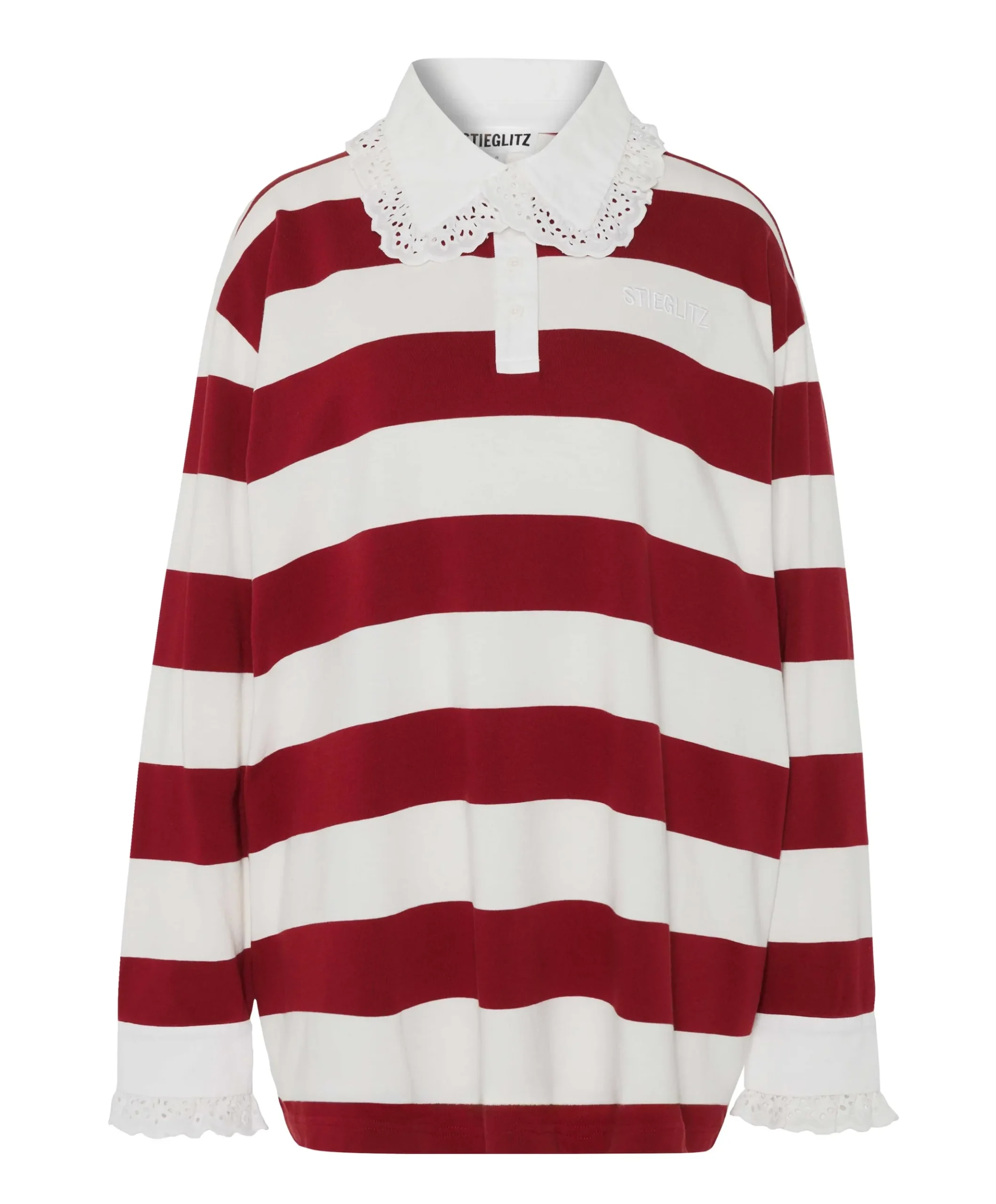 Dames polo rood