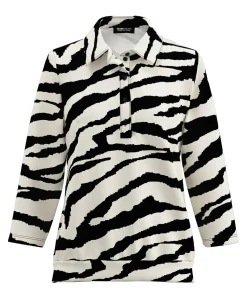 Dames polo zwart