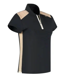 Dames polo zwart